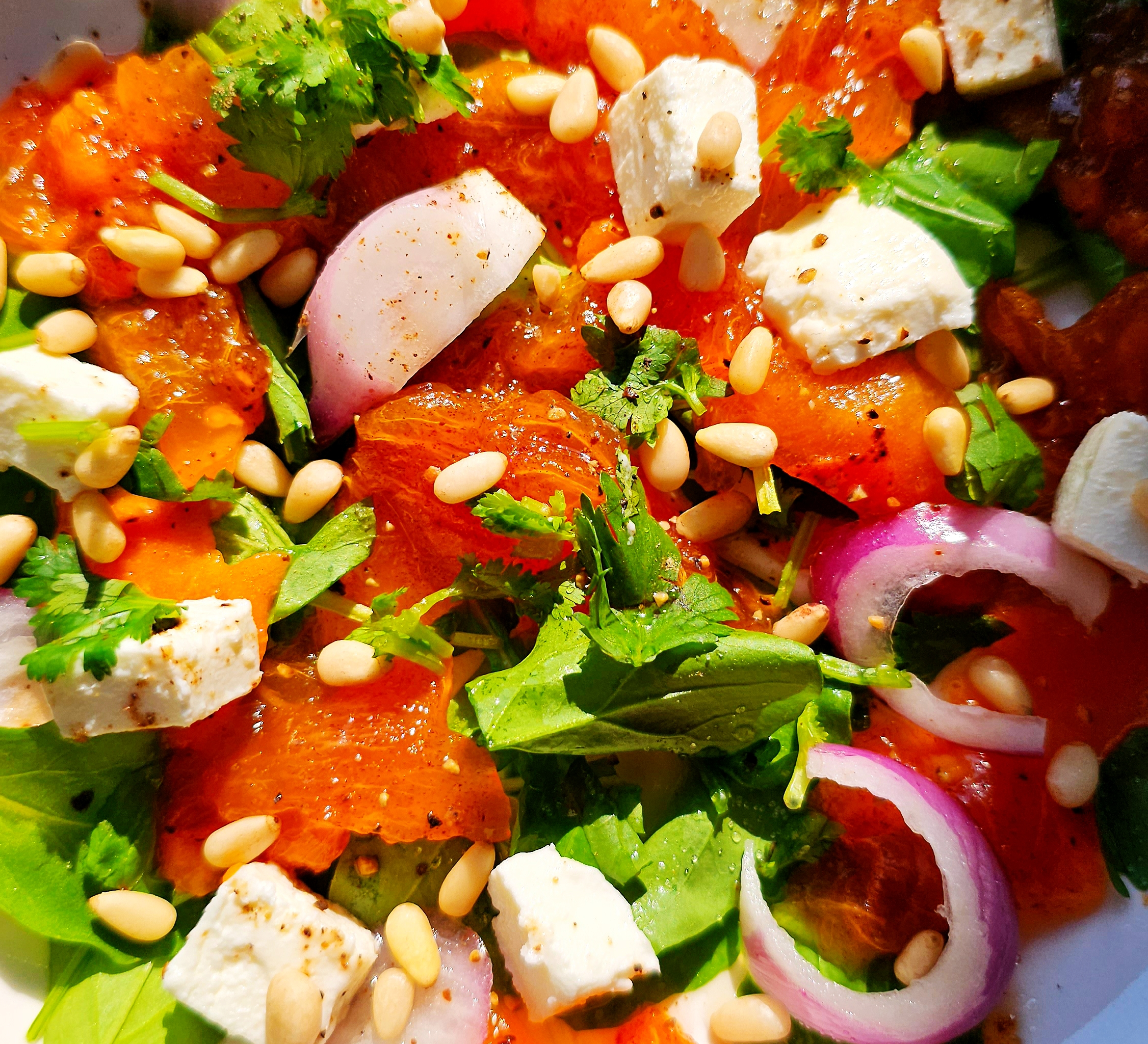 persimmon salad
