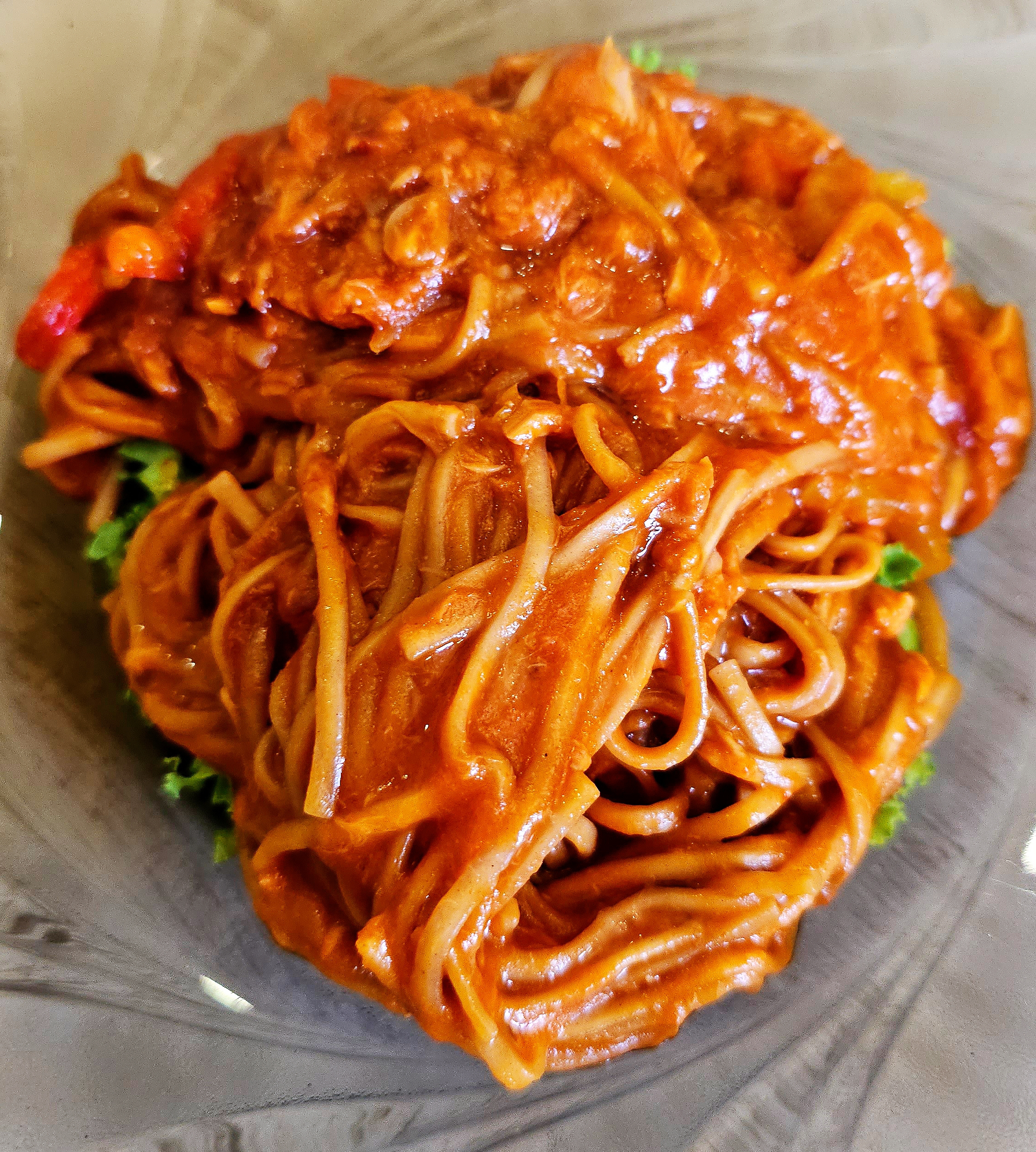 Spicy Tuna Udon Stir-Fry
