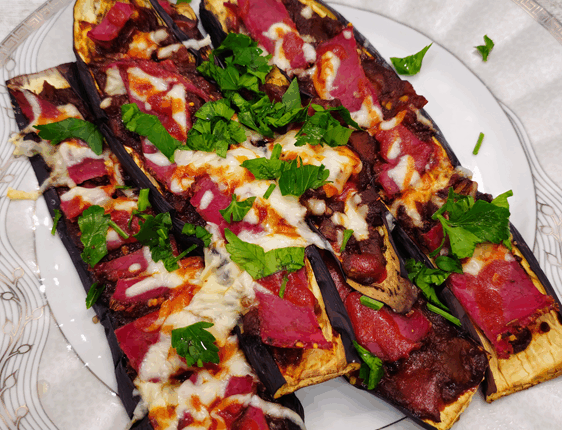 Eggplant-Pizza