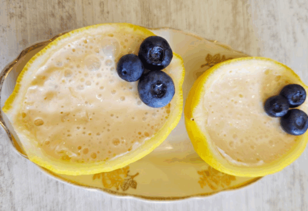 Lemon Posset with Greek Yogurt & Gelatin (No Cream!)