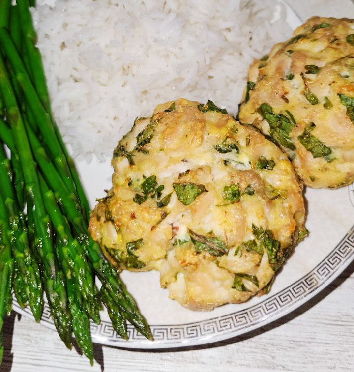 Chicken Zucchini Patties with Herbs