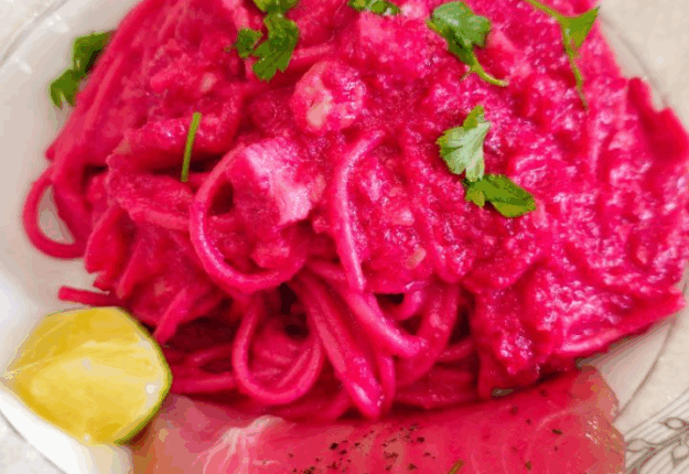 Beet-Tuna-pasta