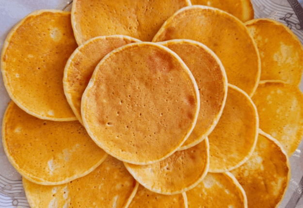 Fluffy Kefir Pancakes