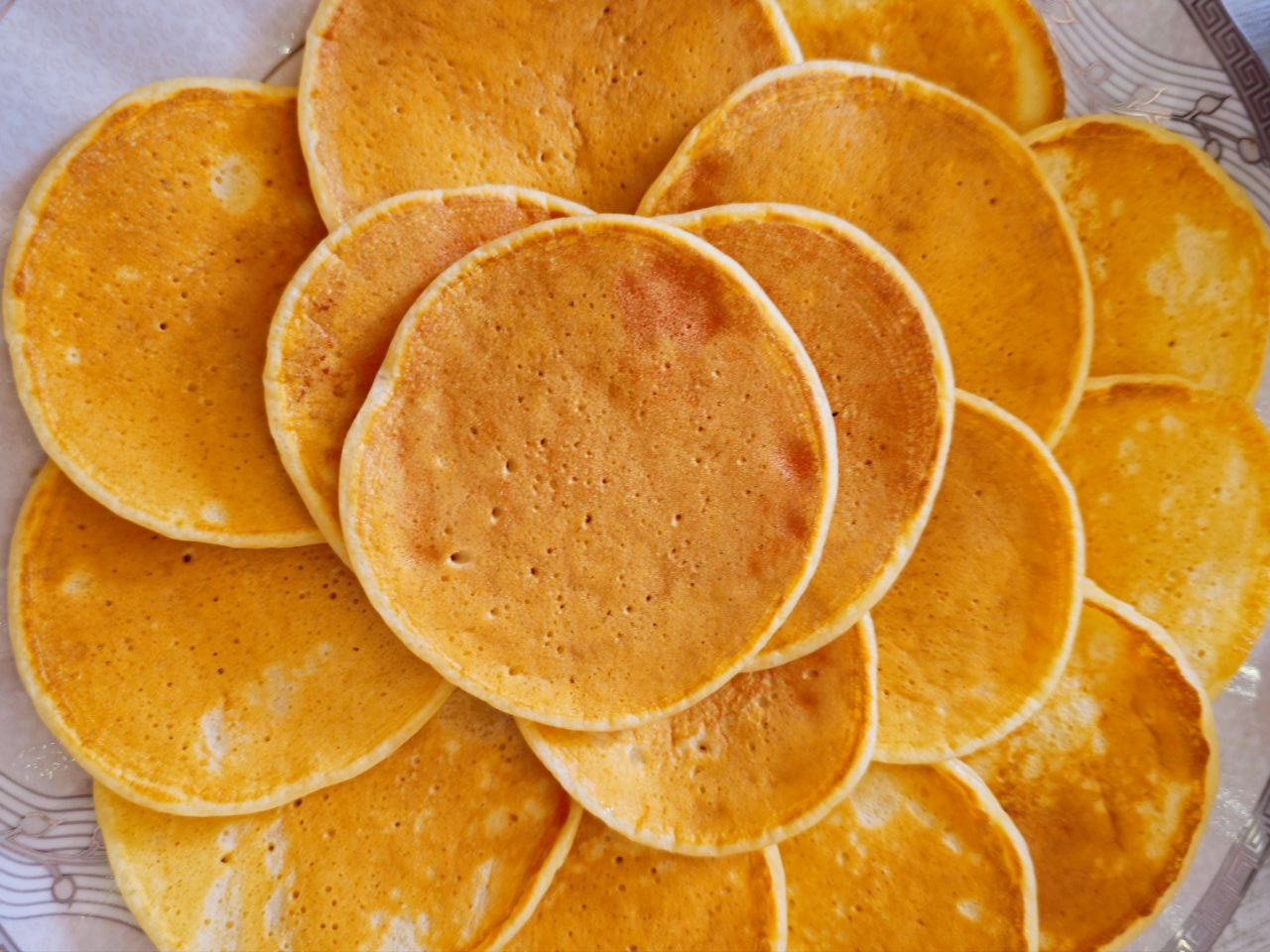 Fluffy Kefir Pancakes