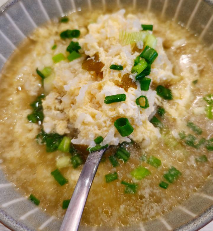 Miso Soup with Egg and Scallions