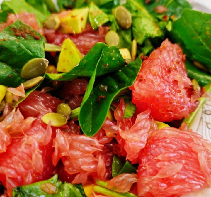 Grapefruit-Greens-Salad