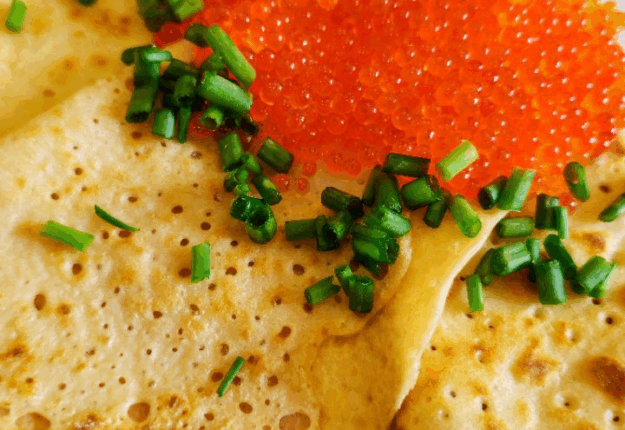 Caviar Pancakes