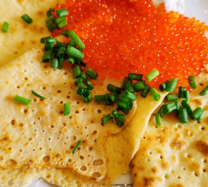 Caviar Pancakes