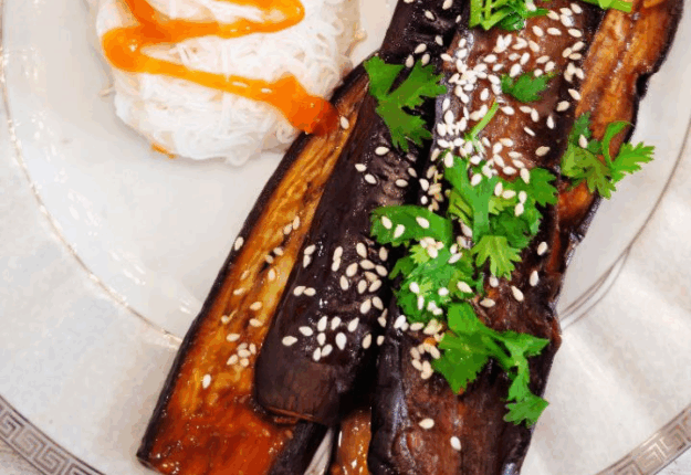 Miso-Glazed Eggplant