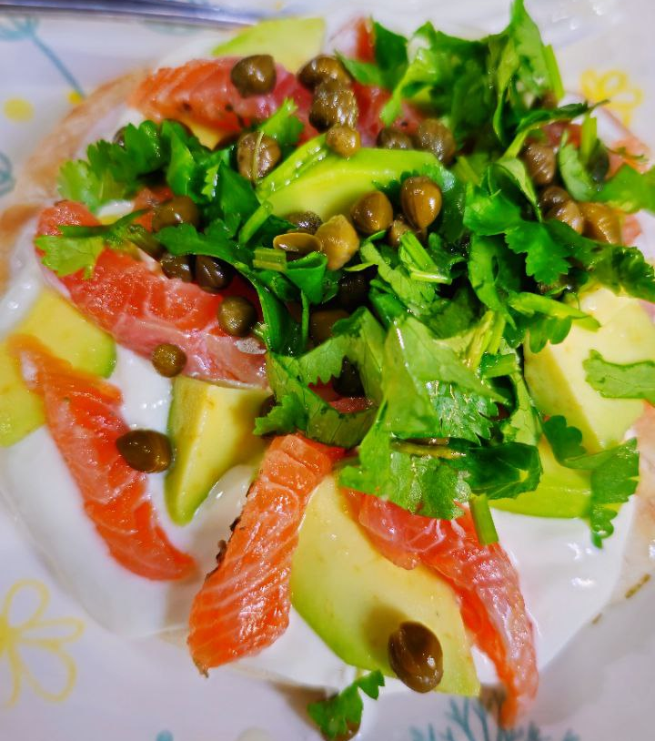 salmon pita