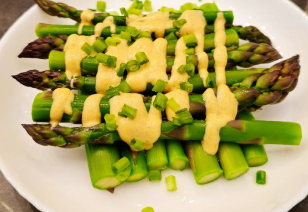 Asparagus with Mustard Vinaigrette
