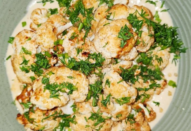 Miso-Roasted-Cauliflower