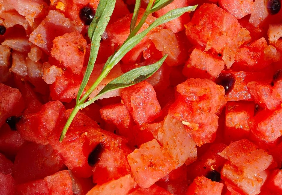 Watermelon & Tuna Tartare