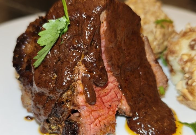 Beef Tenderloin in Sauce with Potato Dumplings