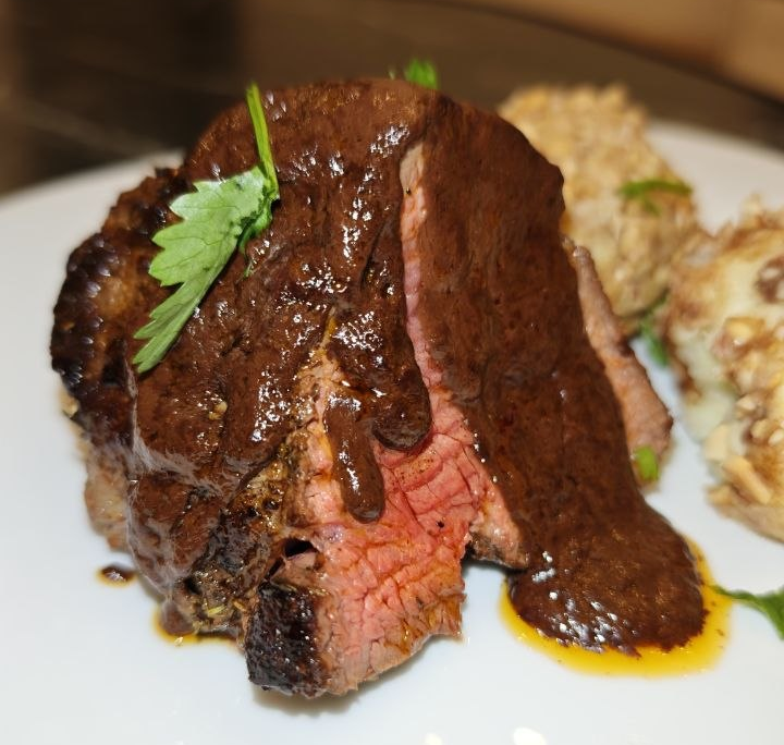 Beef Tenderloin in Sauce with Potato Dumplings
